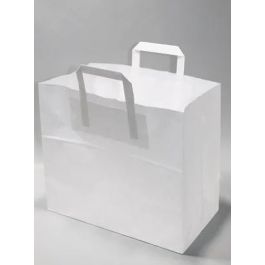 Papperskassar 32x21x27cm Blekat Kraft 80 g/qm (50 st) [PADW8025]