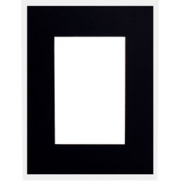 Monteringstavla 413 Svart 30x45cm med 19x29cm fönster (5 st) [MA-7441330451]