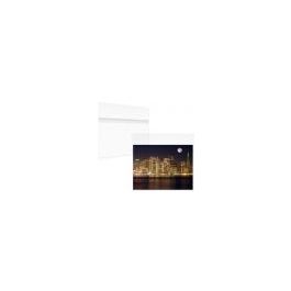 Plastpåsar 41,7x61,6cm Transparent med Tejpremsa (100 st) [B1624PC]