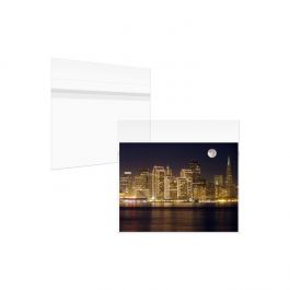 Plastpåsar 51,8x86cm Transparent med Tejpremsa (100 st) [B2332PC]