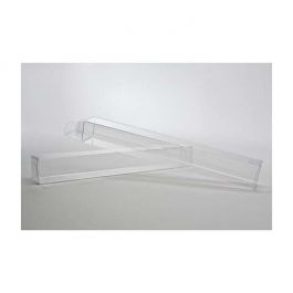 Plastlådor 2,5x2,5x20,3cm Kristallklart (25 st) [PLB237]