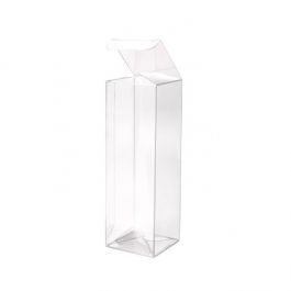 Plastlådor 5,2x5,2x15,5cm Kristallklart (25 st) [PLB327]
