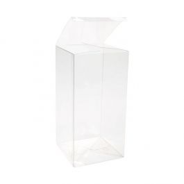 Plastlådor 12,7x12,7x25,4cm med automatisk Botten (25 st) [PLB87]
