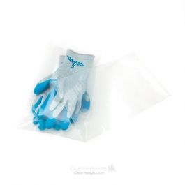Plastpåsar 15,2x25,4cm LDPE 100 mikron (100 st) [PE4610]