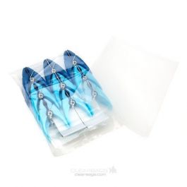 Plastpåsar 15,2x20,3cm LDPE 100 mikron (100 st) [PE468]