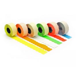 Prisetikett 22x12 mm vit permanent 1500 st. per rulle (1 rulle) [DV-Q842.212]