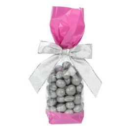 Tryckta Påsar Rosa 5,1x4,8x24,1cm med Sidoinvik (100 st) [G1PK]