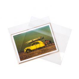 Plastpåsar 11,5x14cm Transparent med Tejpremsa (100 st) [B54SPC]