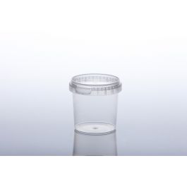 Förseglade burkar Ø 69x84,4mm rund PP transparent (1044 st) [RD-440064]