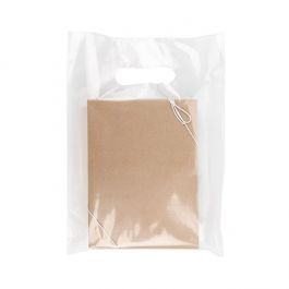Handtagspåse Klart 2.25 Mil, 20% återvunnet innehåll 22,9x30,5cm (100 st) [H912CL1R]