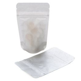 Stå upp påsar Rispapper Silver 7,9x5,1x13cm | 28 gram (100 st) [ZBGR1SS]