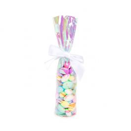 Plastpåsar Iriserande Ronde Bodem 5,1x25,4 cm med pappersinsats (50 St) [RPBGH1]