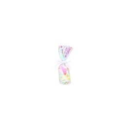 Plastpåsar Iriserande Ronde Bodem 7x25,4 cm med pappersinsats (50 St) [RPBGH2]