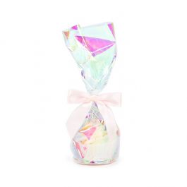 Plastpåsar Iriserande Ronde Bodem 8,3x25,4 cm med pappersinsats (50 St) [RPBGH3]