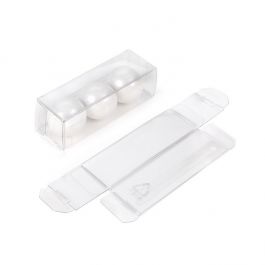 Kristallklar låda rPET 2,5x2,5x7,6 cm (25 st) [FPB135R]