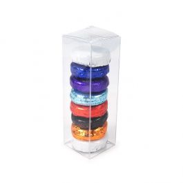 rPET Crystal Klart Pop & Lock Box 5,1x5,1x15,2 cm (25 st) [PLB137R]
