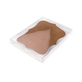 Kristallklar låda rPET 11,4x1,6x14,9 cm (25 st) [FB3R]