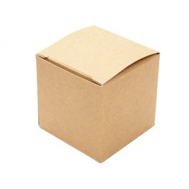 Kraft Pop & Lock-box 5x5x5 cm (25 st) [PLB104K]