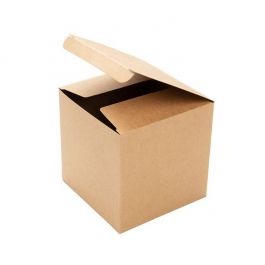 Pop & Lock Box Kraft 10,2x10,2x10,2cm (25 st) [PLB56K]