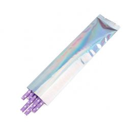 Plastpåsar holografiska 5,1x20,3 cm (25 st) [SVP28H]