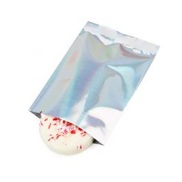 Plastpåsar holografiska 7,6x10,2 cm (25 st) [SVP34H]