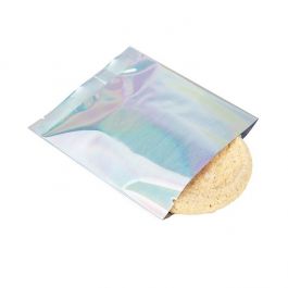 Plastpåsar holografiska 10,2x10,2 cm (25 st) [SVP44H]