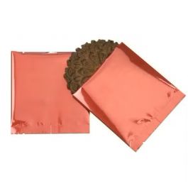 Plastpåsar Röd 10,2x10,2cm Metalliserad och förseglingsbart (100 st) [SVP44R]