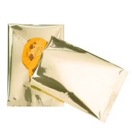 Plastpåsar Guld 12,7x17,8cm Metalliserad och förseglingsbart (100 st) [SVP57G]