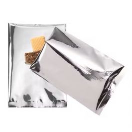 Plastpåsar Silver 12,7x17,8cm Metalliserad och förseglingsbart (100 st) [SVP57S]