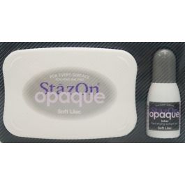 Stämpeldyna Stazon + Påfyllning, Soft lilac (1 st) [SZ-000-107]