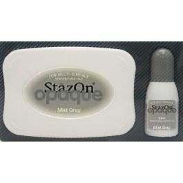 Stämpeldyna Stazon + Påfyllning, Mist gray (1 st) [SZ-000-181]