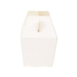 Vit miniutomatisk låda 6x5,1x5,4 cm (25 st) [FS382]
