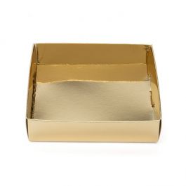 Shimmer Gold Paper Box Bottom 10,5 x 2,5 x 11 cm (25 st) [SG99]