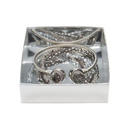 Silverpapperslåda med botten 8 x 2,5 x 8,5 cm (25 st) [SS356]
