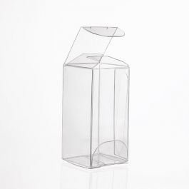 Plastlådor 3,8x3,8x7,6cm Kristallklart (50 st) [VB292]