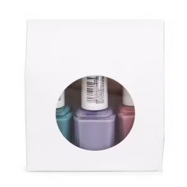 Papperslådor vita med runt fönster 8,9x3,8x10,2 cm (25 St) [FS339]