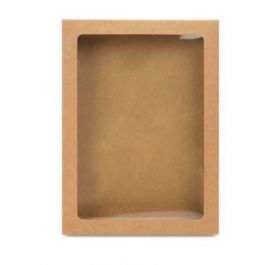 Papperslådor med Fönster 13,7x2,2x18,7cm (25 st) [WKRG266]