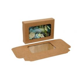 Papperslådor med Fönster 7x2,1x10,3cm (25 st) [WKRG317]