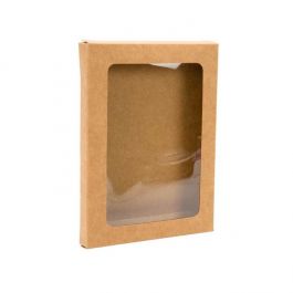 Papperslådor med Fönster 12,5x1,5x16,8cm (25 st) [WKRG2]