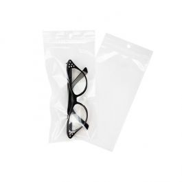 Zippåsar med häng hål 12,5x20,5cm Kristallklart PP 75 mikron (100 st) [Z3R48]
