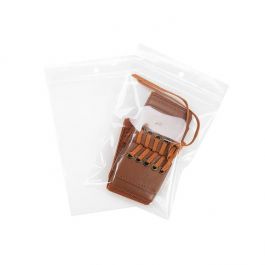 Zippåsar med häng hål 12,5x18cm Kristallklart PP 75 mikron (100 st) [Z3R57]