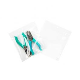 Zippåsar med häng hål 15x15cm Kristallklart PP 75 mikron (100 st) [Z3R66]