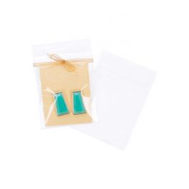 Zippåsar 6,5x7,5cm Kristallklart PP 100 mikron (100 st) [Z4C2H3]