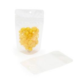 Stå upp påsar Transparent 8x5x13cm | 28 gram med upphängningshål (100 st) [ZBG1H]