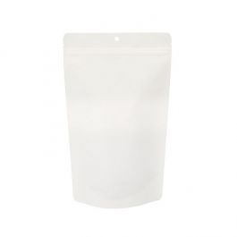 Stå upp påsar White Kraft Eco-fiendly 17,2x8,9x28,6 cm (100 st) [ZBGEK4W]