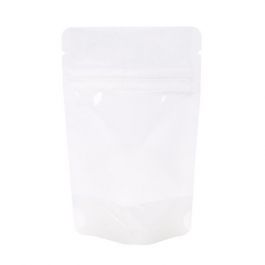 Stå upp påsar Rispapper Transparent/Vit 7,9x5,1x13cm | 28 gram (100 st) [ZBGR1WC]