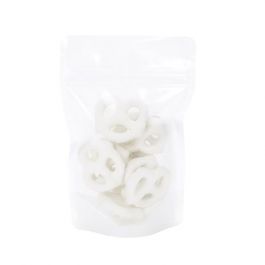 Stå upp påsar Rispapper Transparent/Vit 10,2x6x15,2cm | 57 gram (100 st) [ZBGR2WC]