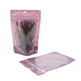 Stå upp påsar Rispapper Transparent/Lila 13x7,9x20,6cm | 113 gram (100 st) [ZBGR3HP]