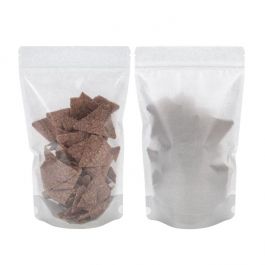 Stå upp påsar Rispapper Transparent/Vit 15x9x23,2cm | 340 gram (100 st) [ZBGR4SC]