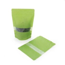 Stå upp påsar Rispapper Grön 15x9x23,2cm | 340 gram (100 st) [ZBGR4GR]